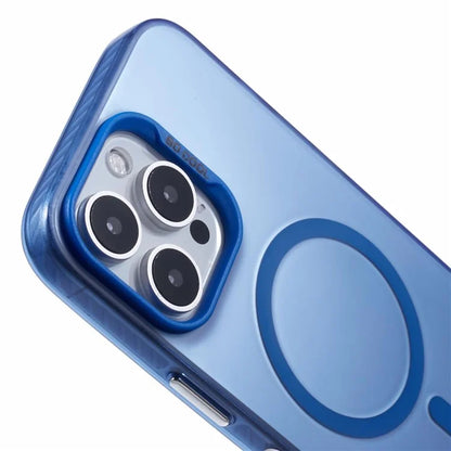 For iPhone 16 Pro Case Compatible with MagSafe Laser Effect TPU+Acrylic Phone Cover