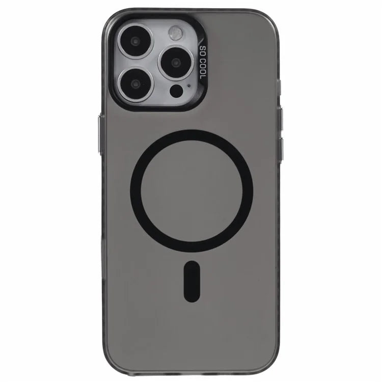 For iPhone 16 Pro Case Compatible with MagSafe Laser Effect TPU+Acrylic Phone Cover