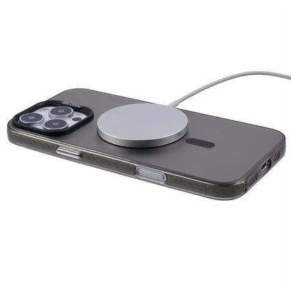 For iPhone 16 Pro Case Compatible with MagSafe Laser Effect TPU+Acrylic Phone Cover