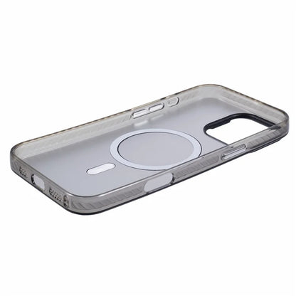 For iPhone 16 Pro Case Compatible with MagSafe Laser Effect TPU+Acrylic Phone Cover