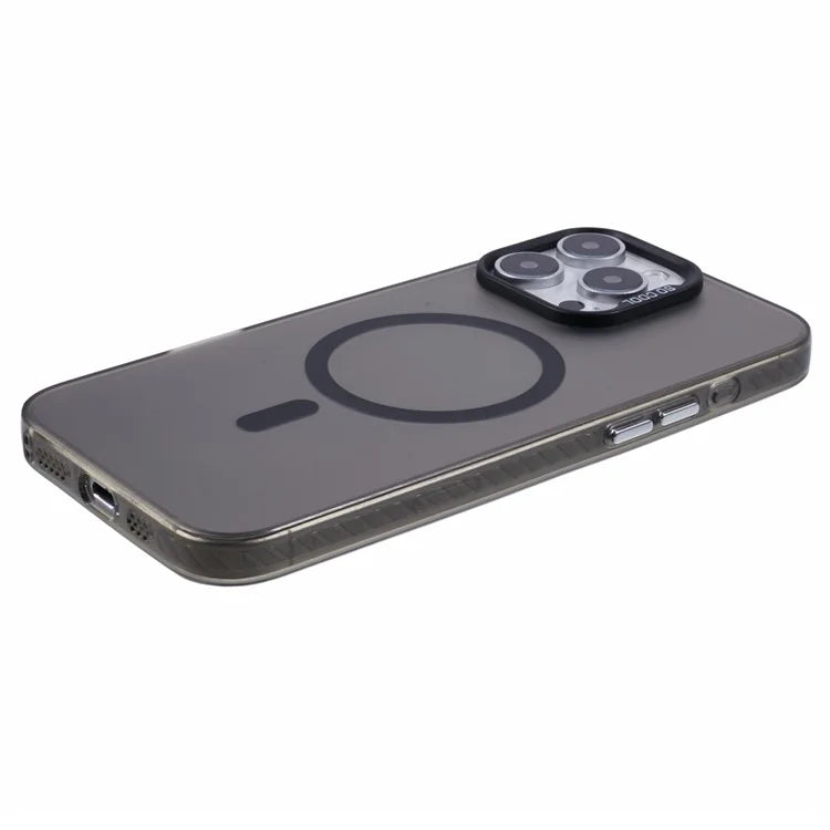 For iPhone 16 Pro Case Compatible with MagSafe Laser Effect TPU+Acrylic Phone Cover