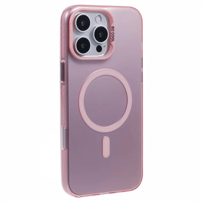 For iPhone 16 Pro Case Compatible with MagSafe Laser Effect TPU+Acrylic Phone Cover
