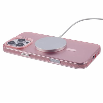 For iPhone 16 Pro Case Compatible with MagSafe Laser Effect TPU+Acrylic Phone Cover