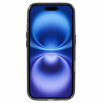 For iPhone 16 Case Compatible with MagSafe Laser Effect TPU+Acrylic Phone Cover