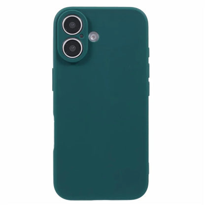 For iPhone 16 Plus Case Precise Cut-Outs Straight Edge TPU Shockproof Phone Cover