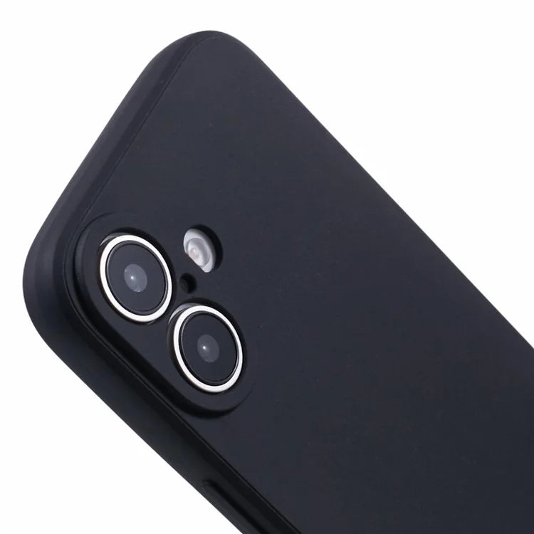 For iPhone 16 Plus Case Precise Cut-Outs Straight Edge TPU Shockproof Phone Cover
