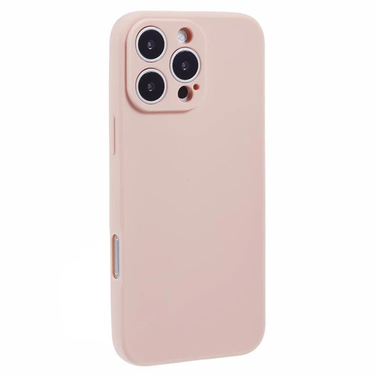 For iPhone 16 Pro Case Precise Cut-Outs Straight Edge TPU Shockproof Phone Cover
