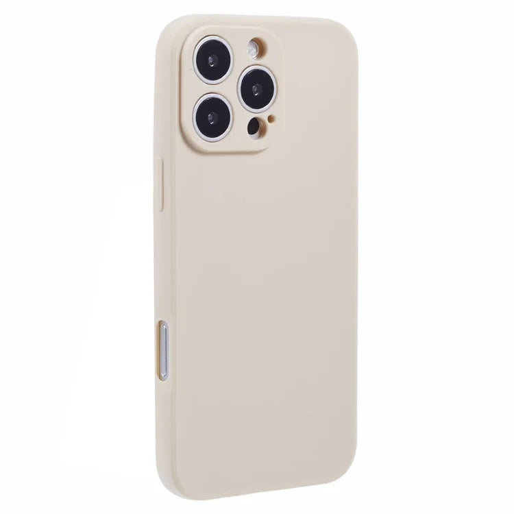 For iPhone 16 Pro Case Precise Cut-Outs Straight Edge TPU Shockproof Phone Cover