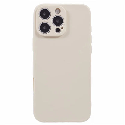 For iPhone 16 Pro Case Precise Cut-Outs Straight Edge TPU Shockproof Phone Cover