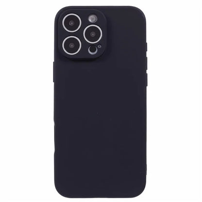For iPhone 16 Pro Case Precise Cut-Outs Straight Edge TPU Shockproof Phone Cover