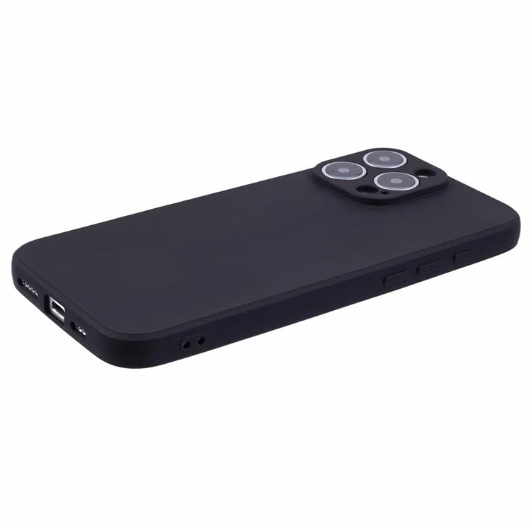 For iPhone 16 Pro Case Precise Cut-Outs Straight Edge TPU Shockproof Phone Cover