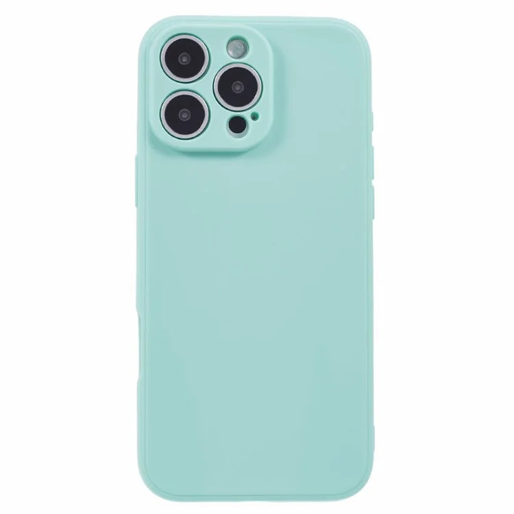 For iPhone 16 Pro Case Precise Cut-Outs Straight Edge TPU Shockproof Phone Cover