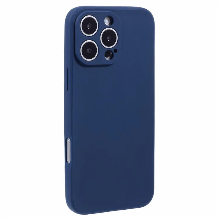 For iPhone 16 Pro Case Precise Cut-Outs Straight Edge TPU Shockproof Phone Cover