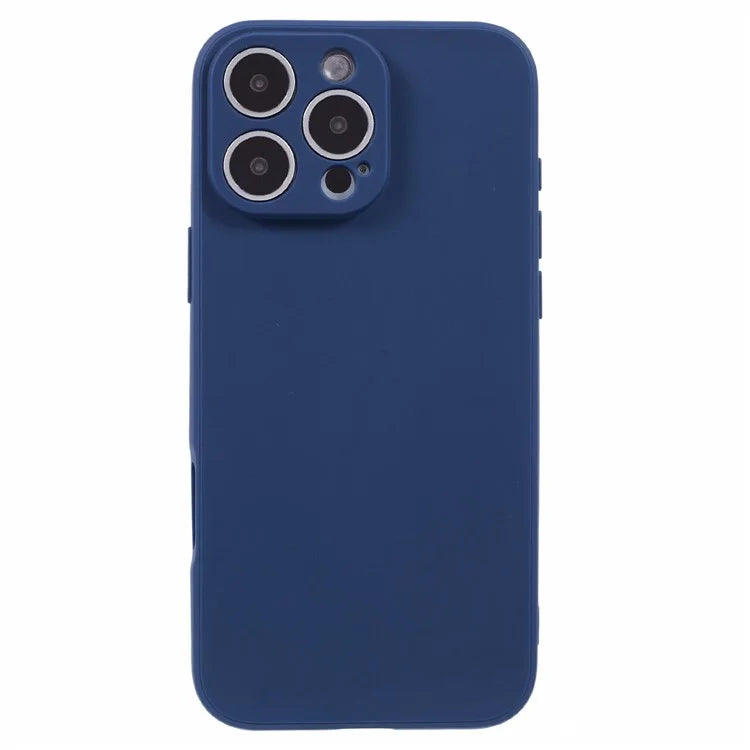 For iPhone 16 Pro Case Precise Cut-Outs Straight Edge TPU Shockproof Phone Cover