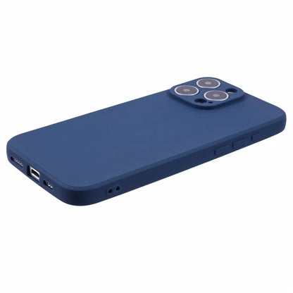 For iPhone 16 Pro Case Precise Cut-Outs Straight Edge TPU Shockproof Phone Cover