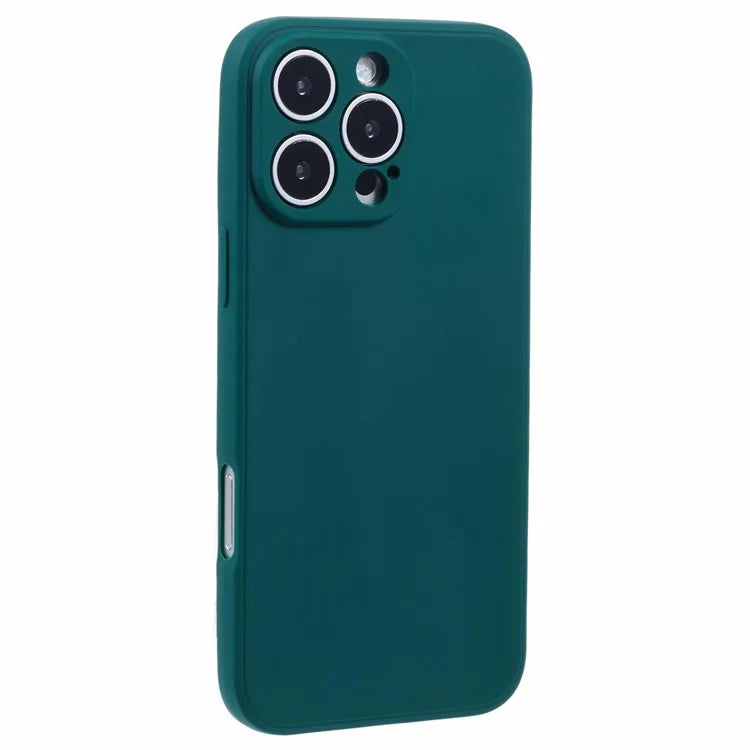 For iPhone 16 Pro Case Precise Cut-Outs Straight Edge TPU Shockproof Phone Cover