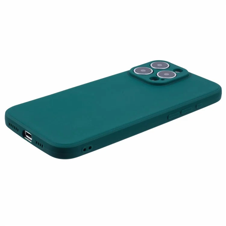 For iPhone 16 Pro Case Precise Cut-Outs Straight Edge TPU Shockproof Phone Cover
