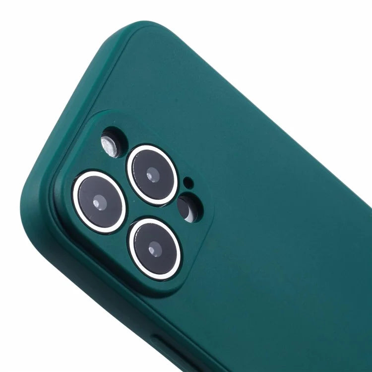 For iPhone 16 Pro Case Precise Cut-Outs Straight Edge TPU Shockproof Phone Cover