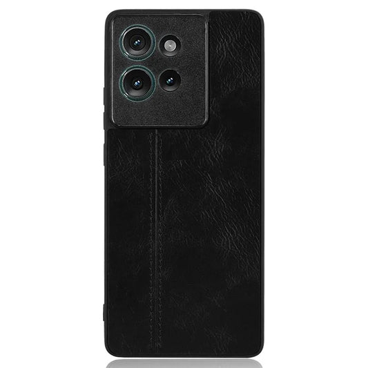 For Motorola Edge 50 5G Case Leather+TPU+PC Phone Cover Stitching Line