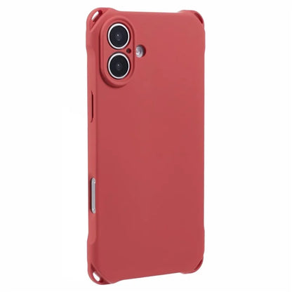 For iPhone 16 Case Four Corners Fall Protection TPU Back Cover
