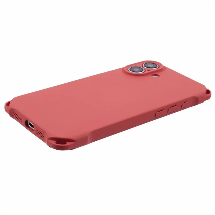 For iPhone 16 Case Four Corners Fall Protection TPU Back Cover