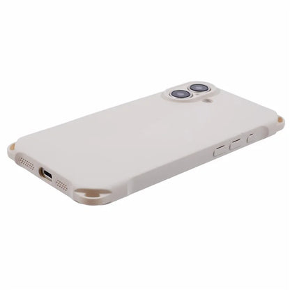 For iPhone 16 Case Four Corners Fall Protection TPU Back Cover