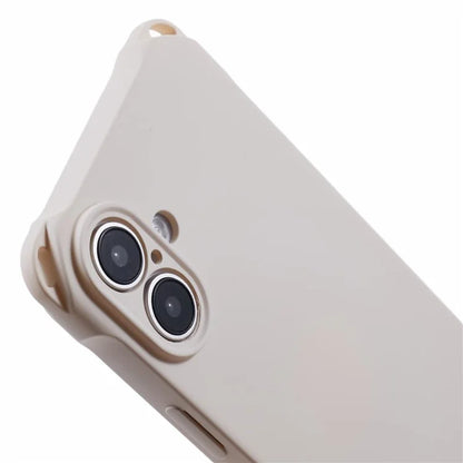 For iPhone 16 Case Four Corners Fall Protection TPU Back Cover