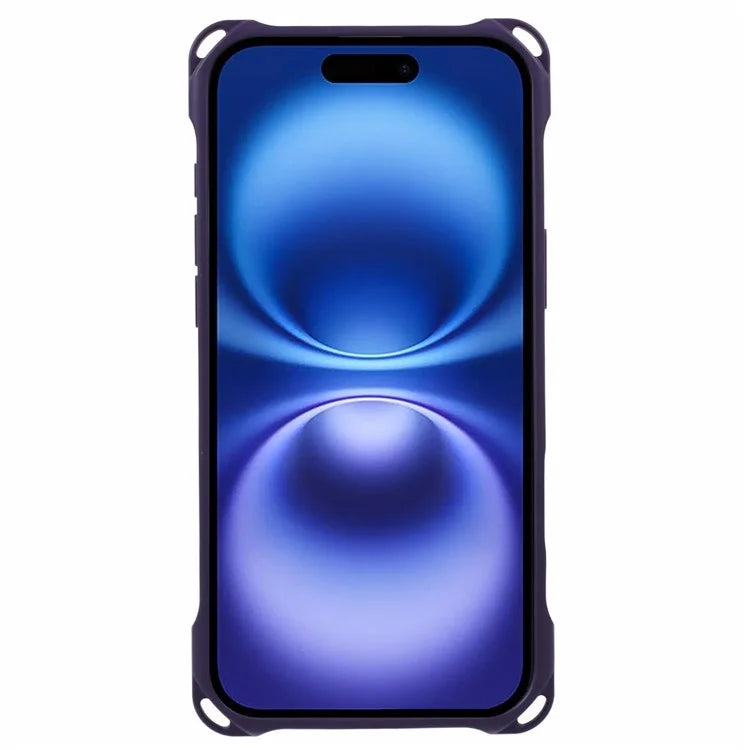 For iPhone 16 Case Four Corners Fall Protection TPU Back Cover