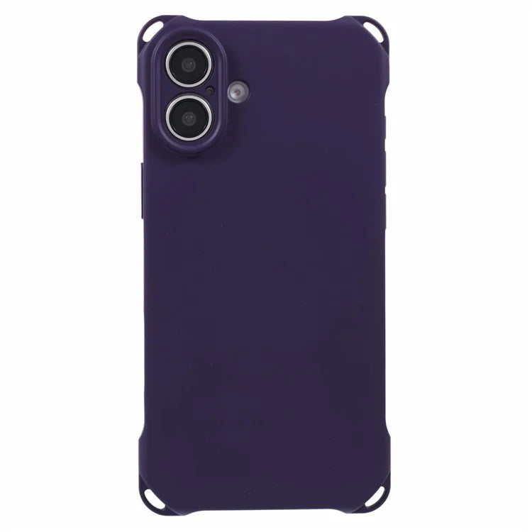 For iPhone 16 Case Four Corners Fall Protection TPU Back Cover
