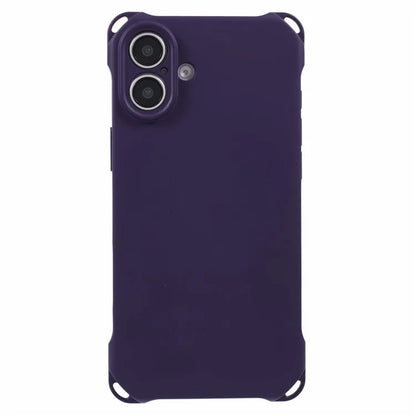 For iPhone 16 Case Four Corners Fall Protection TPU Back Cover