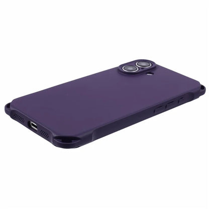For iPhone 16 Case Four Corners Fall Protection TPU Back Cover