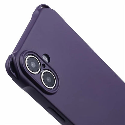 For iPhone 16 Case Four Corners Fall Protection TPU Back Cover