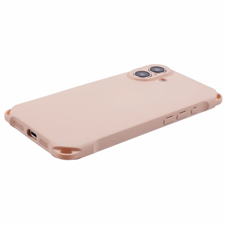 For iPhone 16 Case Four Corners Fall Protection TPU Back Cover