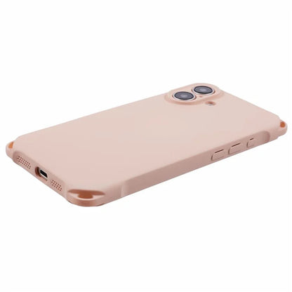 For iPhone 16 Case Four Corners Fall Protection TPU Back Cover