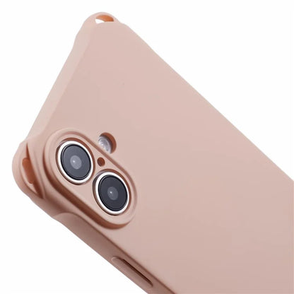 For iPhone 16 Case Four Corners Fall Protection TPU Back Cover