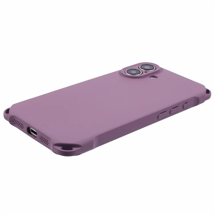 For iPhone 16 Case Four Corners Fall Protection TPU Back Cover