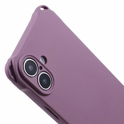 For iPhone 16 Case Four Corners Fall Protection TPU Back Cover