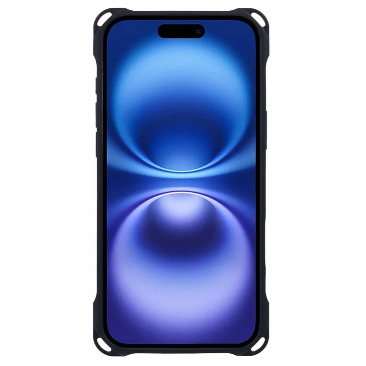 For iPhone 16 Case Four Corners Fall Protection TPU Back Cover