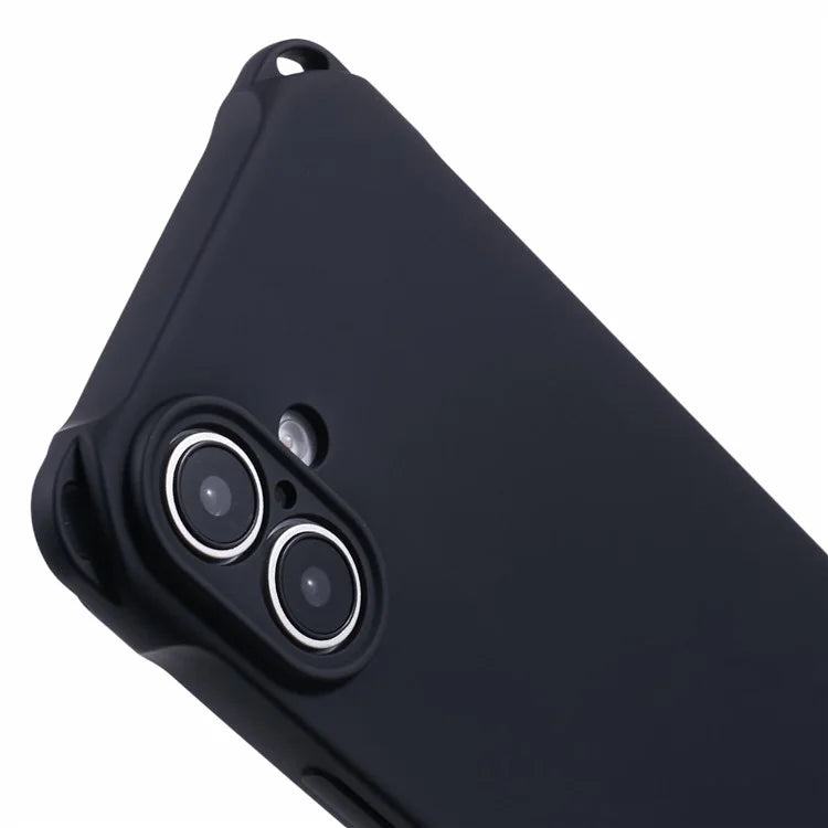 For iPhone 16 Case Four Corners Fall Protection TPU Back Cover