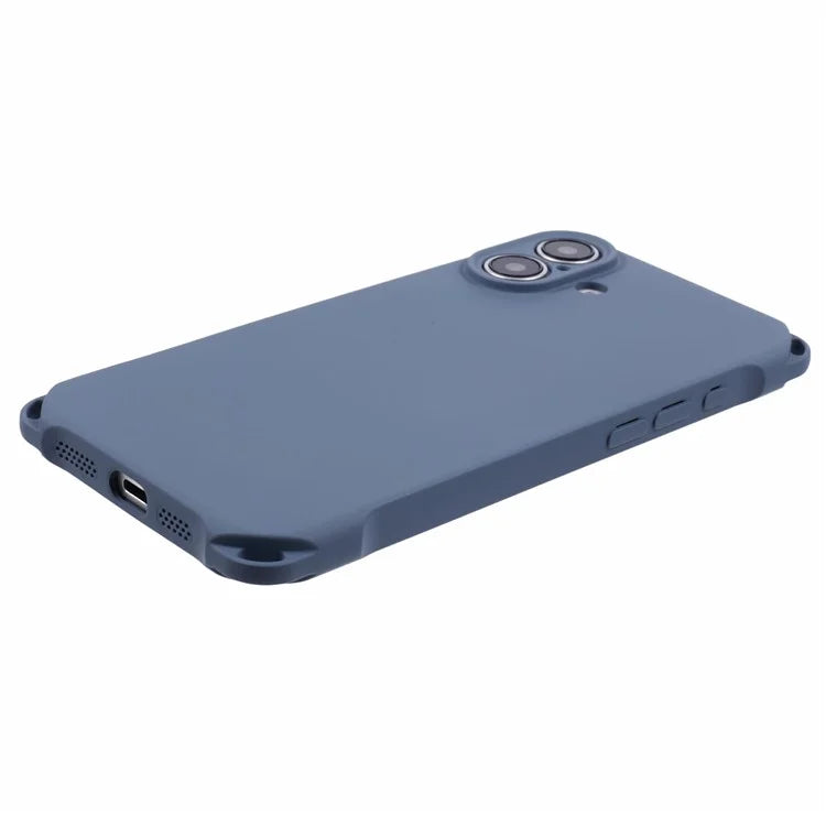 For iPhone 16 Case Four Corners Fall Protection TPU Back Cover
