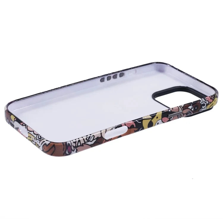 ARU For iPhone 16 Pro Case Cartoon Pattern PC+TPU Noctilucent Phone Cover