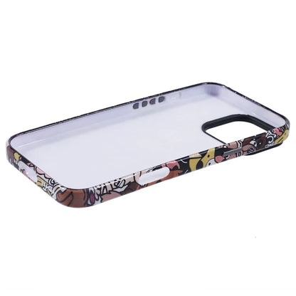 ARU For iPhone 16 Pro Case Cartoon Pattern PC+TPU Noctilucent Phone Cover