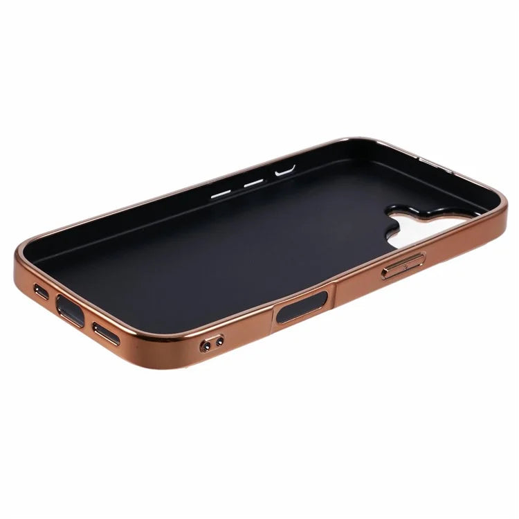 For iPhone 16 Plus Case TPU + PC Sparkling Glitter Phone Back Cover