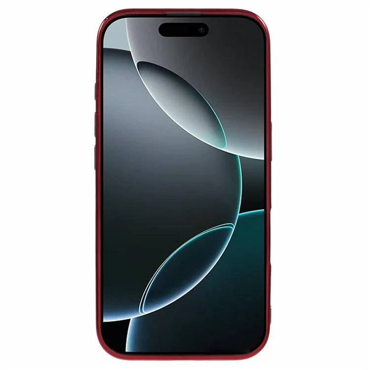 For iPhone 16 Plus Case TPU + PC Sparkling Glitter Phone Back Cover