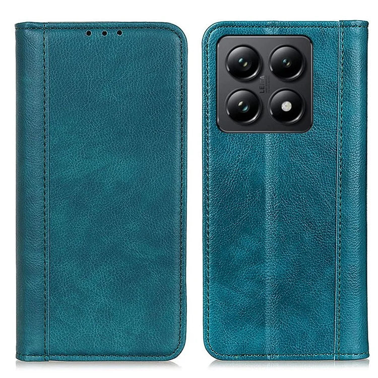 For Xiaomi 14T Pro Stand Case Split Leather Litchi Texture Wallet Phone Cover