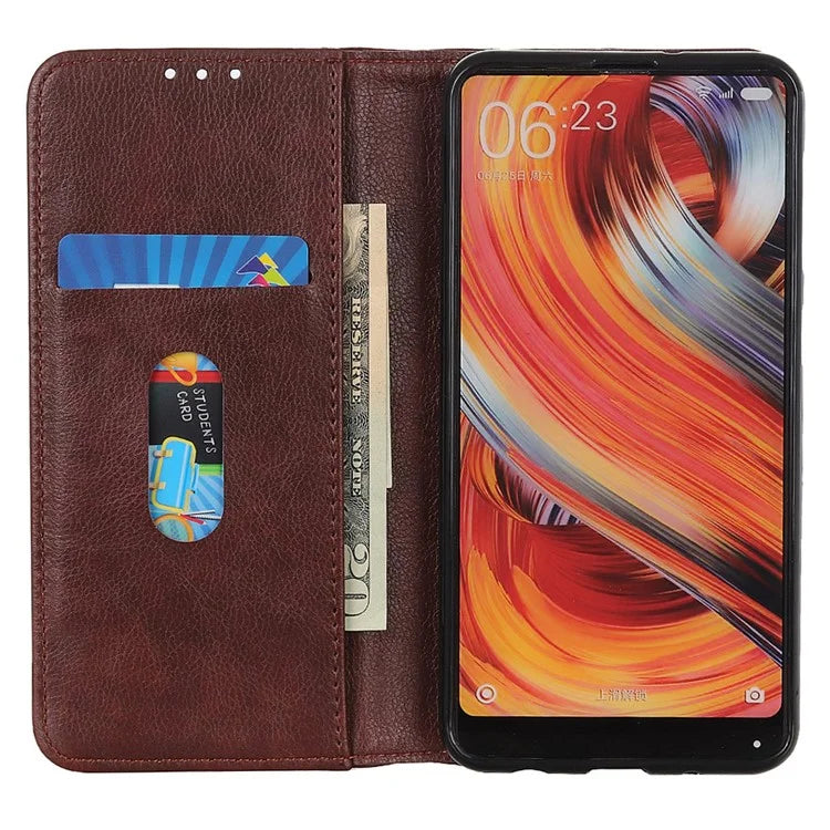 For Xiaomi 14T Stand Case Split Leather Litchi Texture Wallet Phone Cover