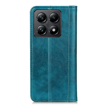 For Xiaomi 14T Stand Case Split Leather Litchi Texture Wallet Phone Cover