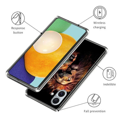 For iPhone 16 Plus Case Shock-Absorbent TPU Pattern Printed Phone Cover