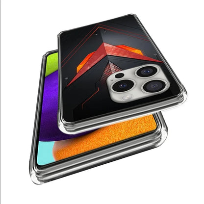 For iPhone 16 Pro Case Shock-Absorbent TPU Pattern Printed Phone Cover