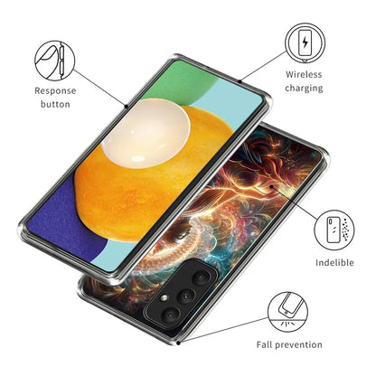 For Samsung Galaxy A35 5G Case Shock-Absorbent TPU Pattern Printed Phone Cover